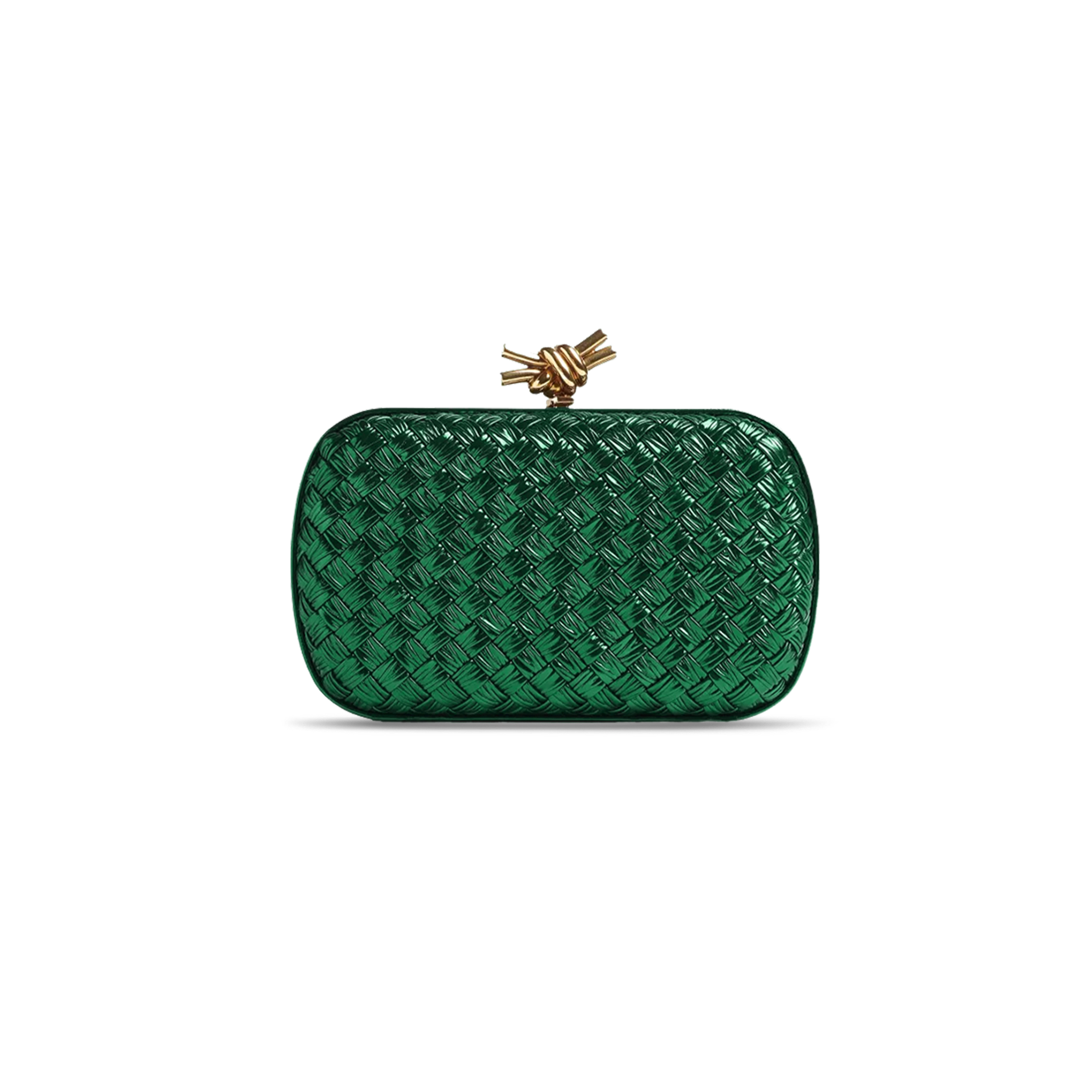 BOTTEGA VENETA KNOT MINAUDIÈRE CLUTCH 717622V3AA12310 (20.5*12.5*6cm)